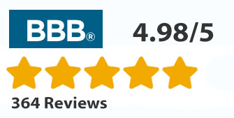 BBB reviews avg 4.98 out of 5